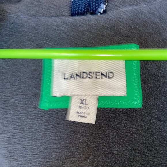 Lands End Kids Waterproof & Windproof Squall Jacket Size XL - Picture 8 of 11